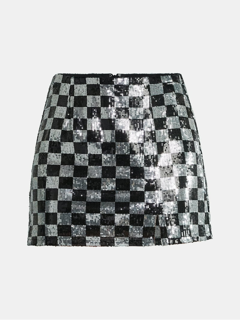 Madden NYC Women's Sequin Mini Skirt, Sizes XXS-XXL | Walmart (US)
