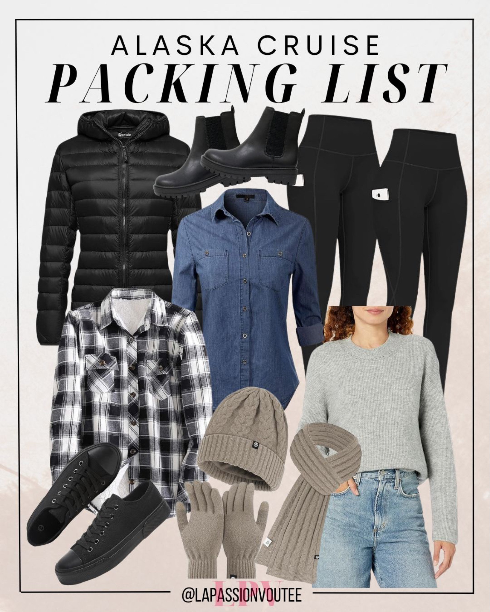 Get ready for your Alaska cruise with our ultimate packing checklist. From practical necessities to adventure-ready gear, ensure you're fully prepared for every moment of your journey. Pack efficiently and embrace the unparalleled beauty and excitement of exploring the breathtaking landscapes and wildlife of Alaska.

#LTKtravel #LTKSeasonal #LTKstyletip