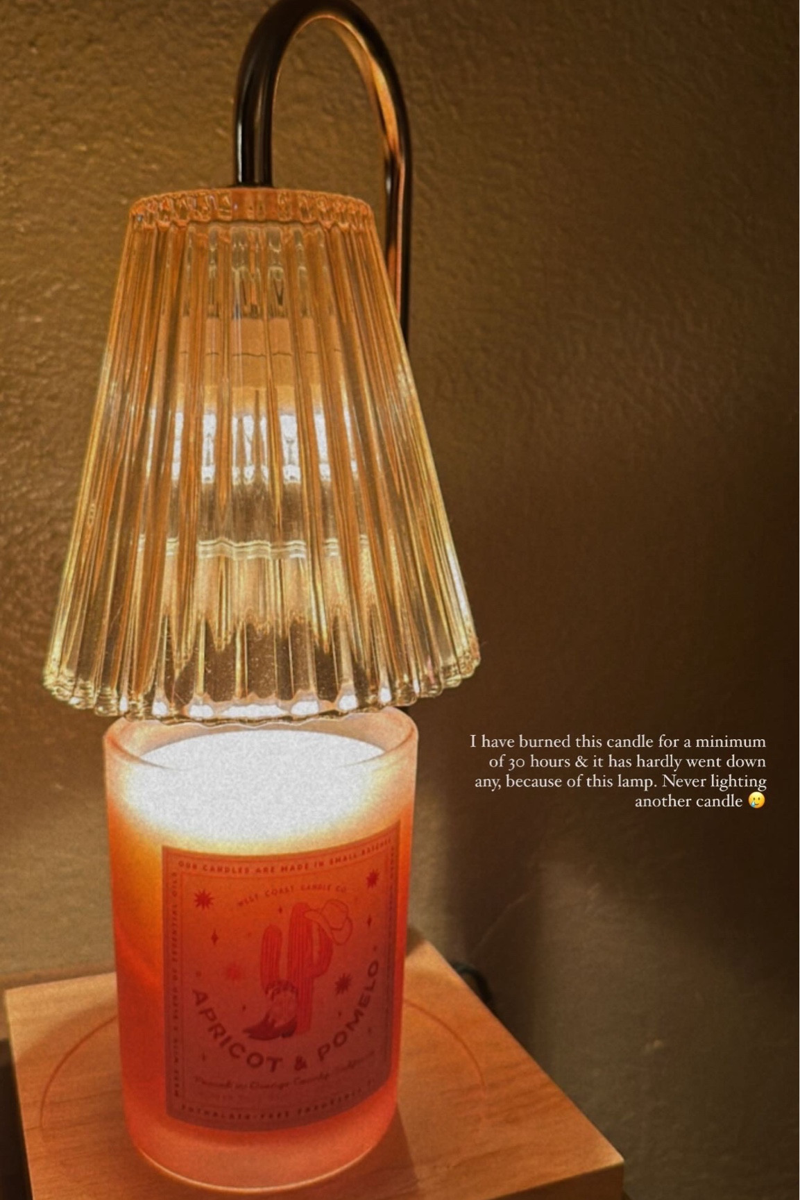 Candle lamp!! Best purchase ever