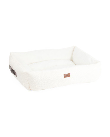 Boucle Chenille Side Handle Cuddler Pet Bed | TJ Maxx