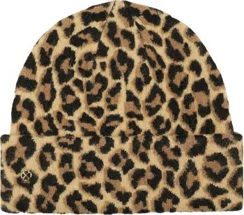 kate spade new york leopard pattern cuff beanie | Nordstrom | Nordstrom