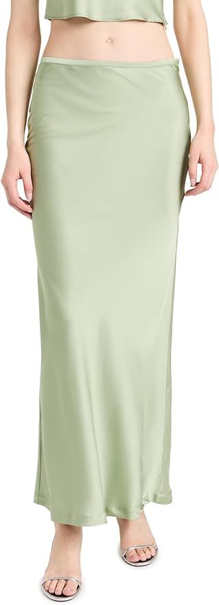 Women's Hudson Satin Maxi Skirt | Amazon (US)
