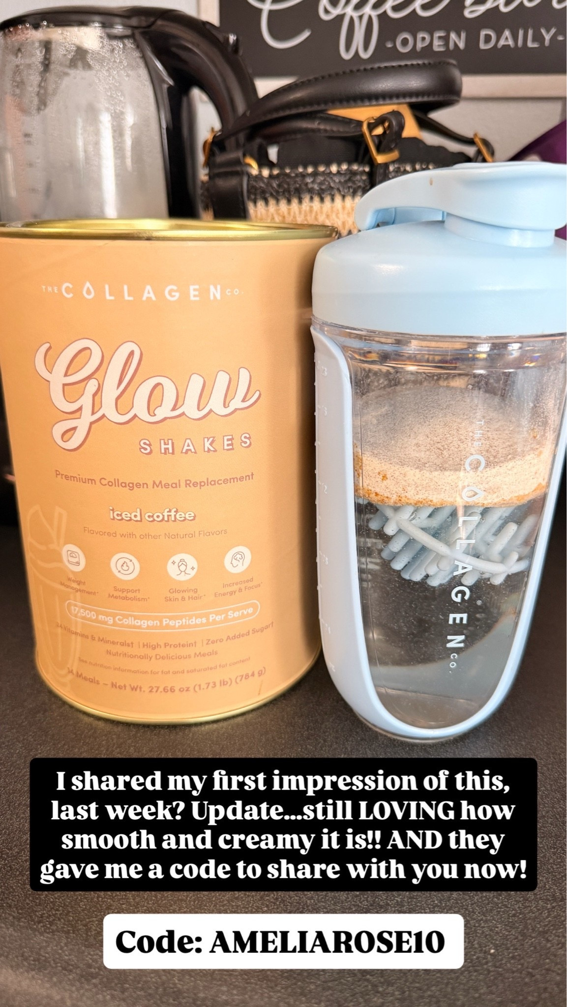 Use code ameliarose10 to save!! Linking a few flavors, but there’s more great options!!This has been perfect on busy days where I “skip” breakfast! Collagen and protein have been a game changer for me!! 👏

#LTKBeauty #LTKmorningroutine #LTKfitnessgoals