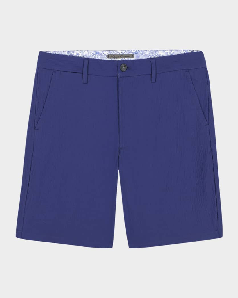 Robert Graham Men's Thresher Classic Seersucker Shorts | Neiman Marcus