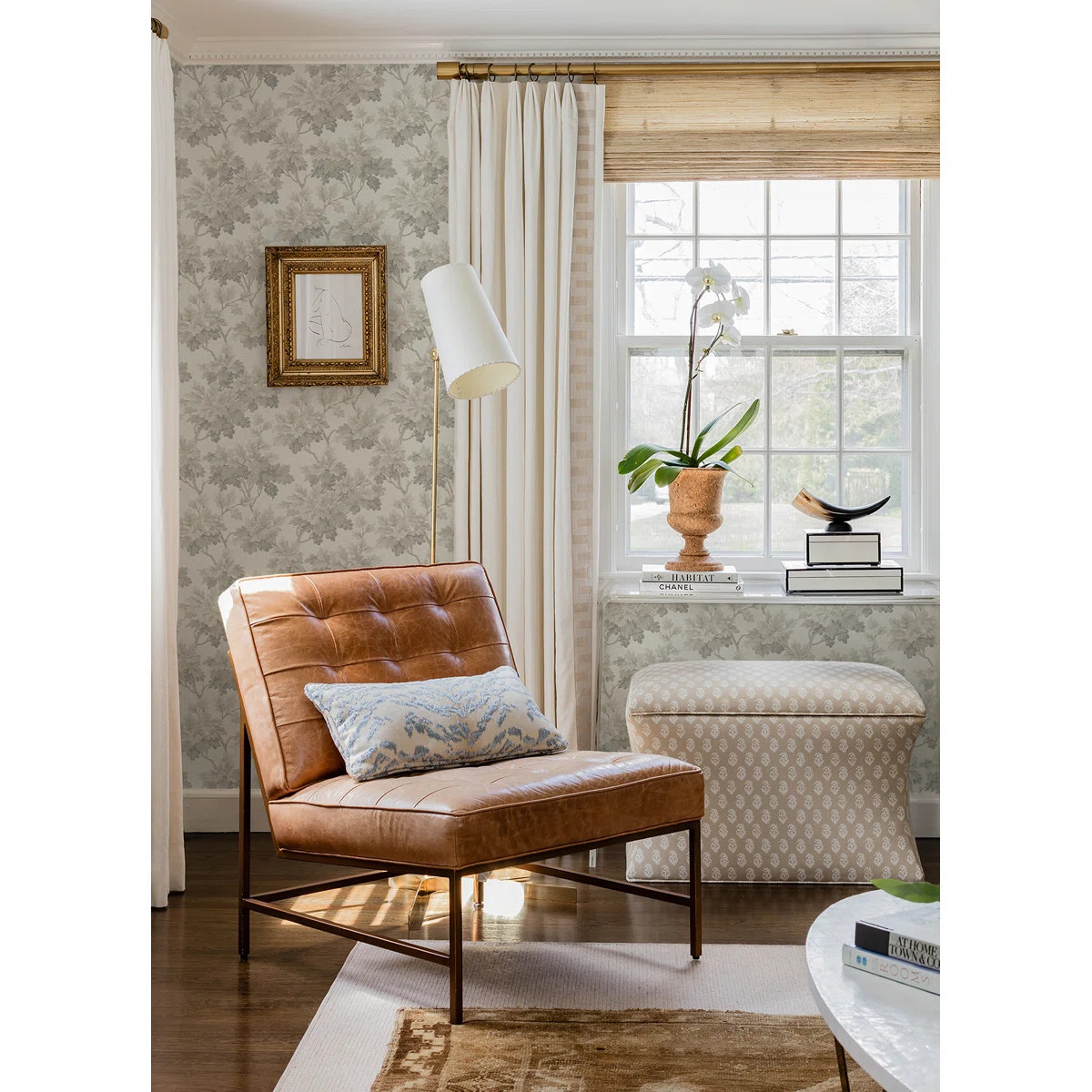 Erin Gates Oakcliff Stone Leaf Trail Wallpaper | Wayfair | Wayfair North America