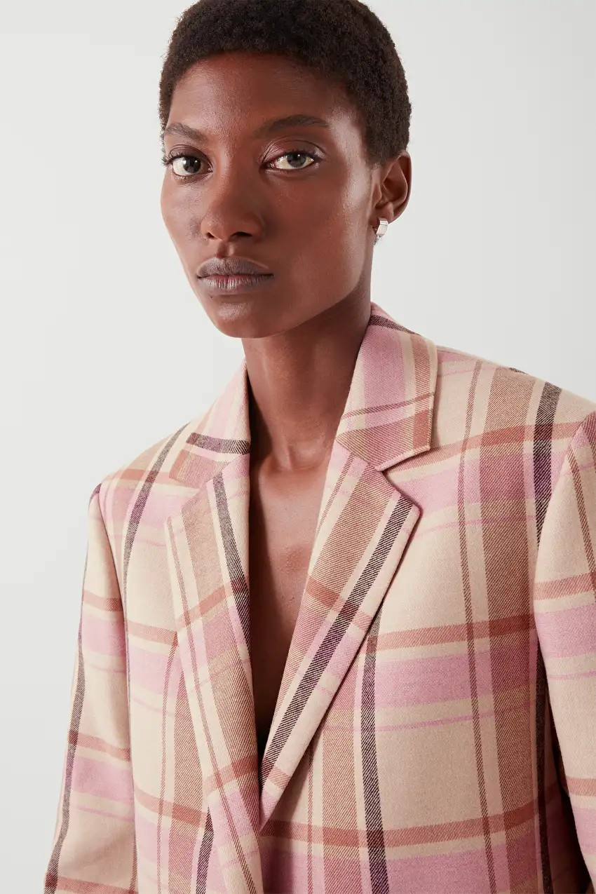 OVERSIZED-FIT CHECK BLAZER | COS (EU)