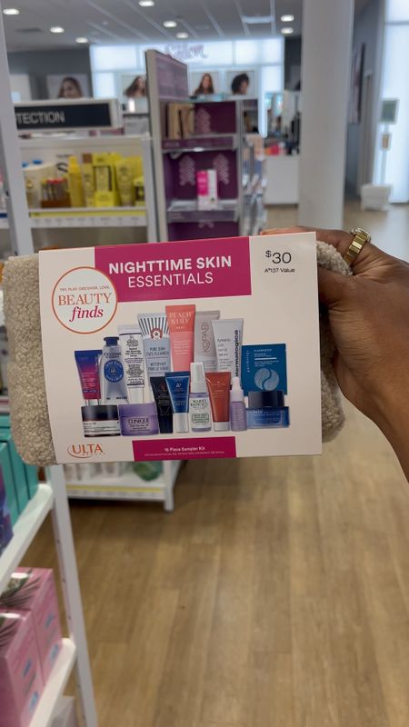 Ulta Beauty Nighttime Skin Essentials with cute sherpa cosmetics bag 🧸🌙🧖🏾‍♀️

#LTKSeasonal #LTKfindsunder50 #LTKHoliday