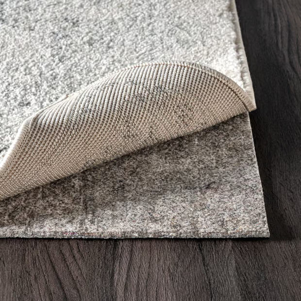 Gray Starburst Plus Non-Slip Grip Rug Pad 9' x 12' | Rugs USA