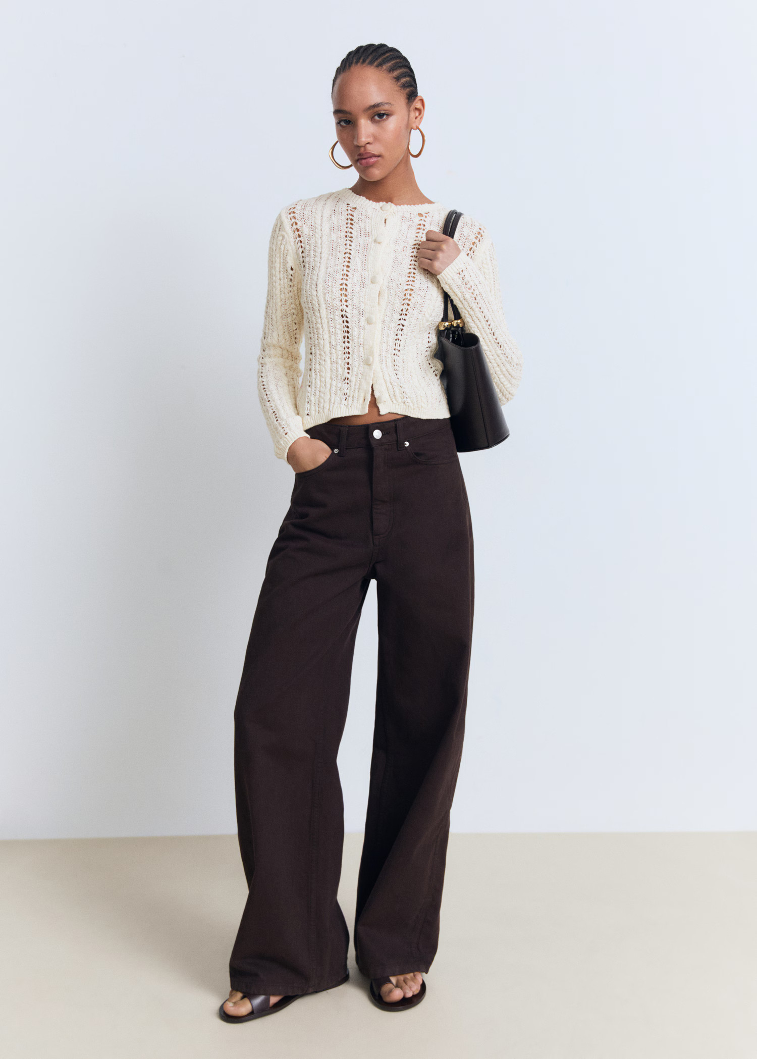 Openwork knit cardigan | Mango (US/MX/AU)