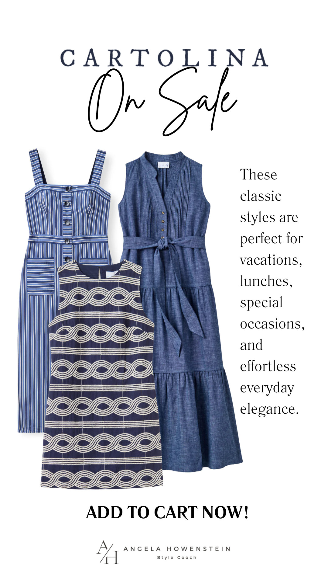 If you've had your eye on Cartolina, now is the time to shop! These beautifully made dresses are timeless investment pieces with flattering silhouettes, quality fabrics, and classic details you'll wear season after season.

👩‍💻 LTK PRO TIPS
❤️ Heart = Support my posts ;-)
🔖 Save = Get sale & restock alerts for the things you love!
📋 Lists = Keep favorites organized (List ideas: Christmas, Birthdays, and Vacations!)
📲 Share = Send lists and products to a friend (or your daughters like me).
💬 Comment = Ask me anything, and I'll answer. ;-) 

 #LTKootd #LTKOver40 #LTKSaleAlert