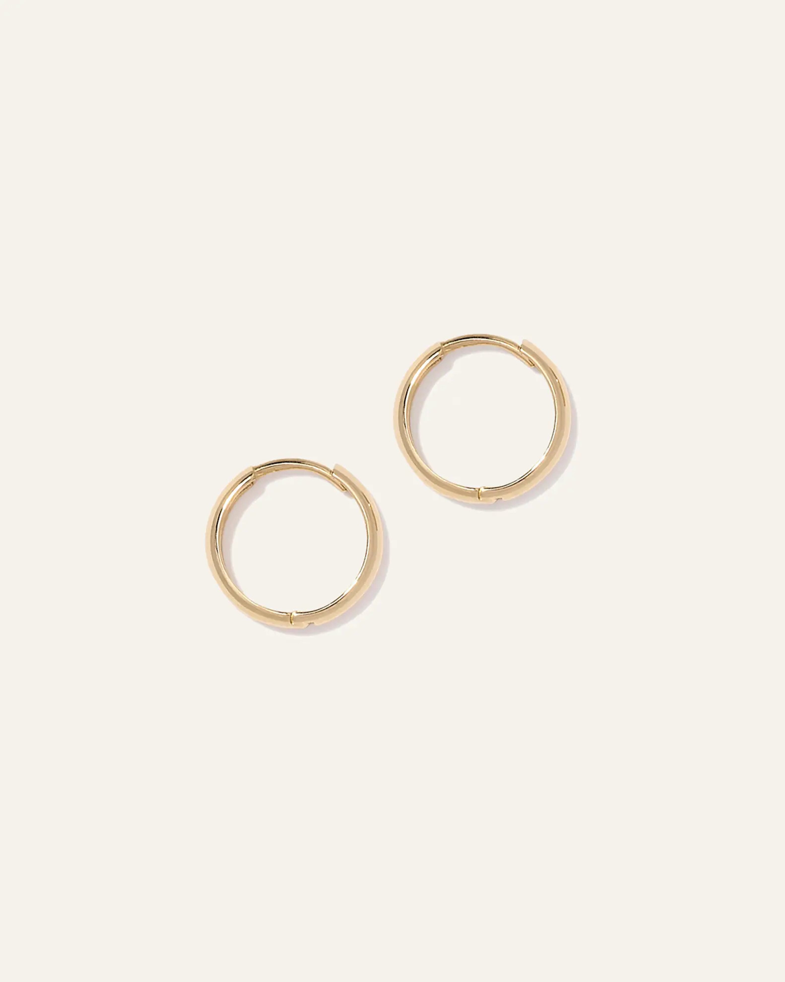 14K Gold 12mm Bold Hoops | Quince