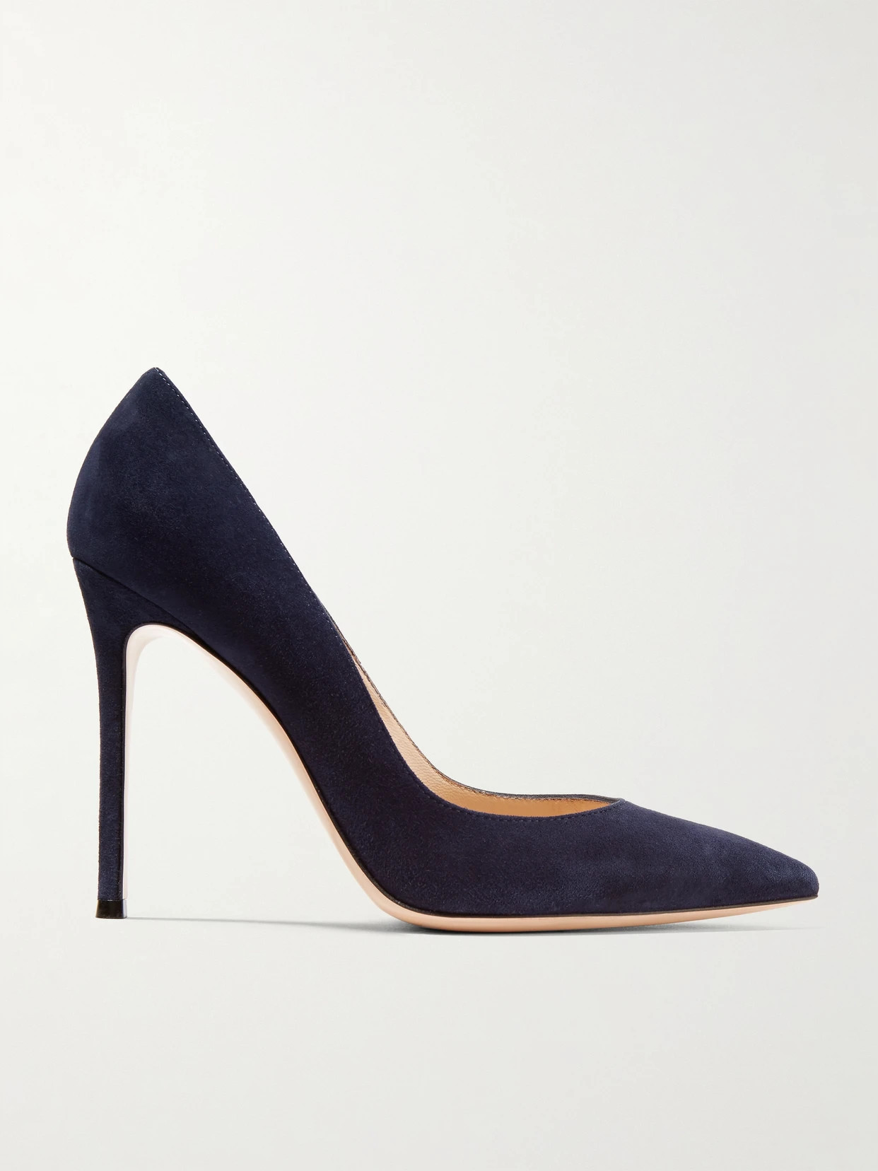 Gianvito Rossi - 105 Suede Pumps - Blue | NET-A-PORTER (US)