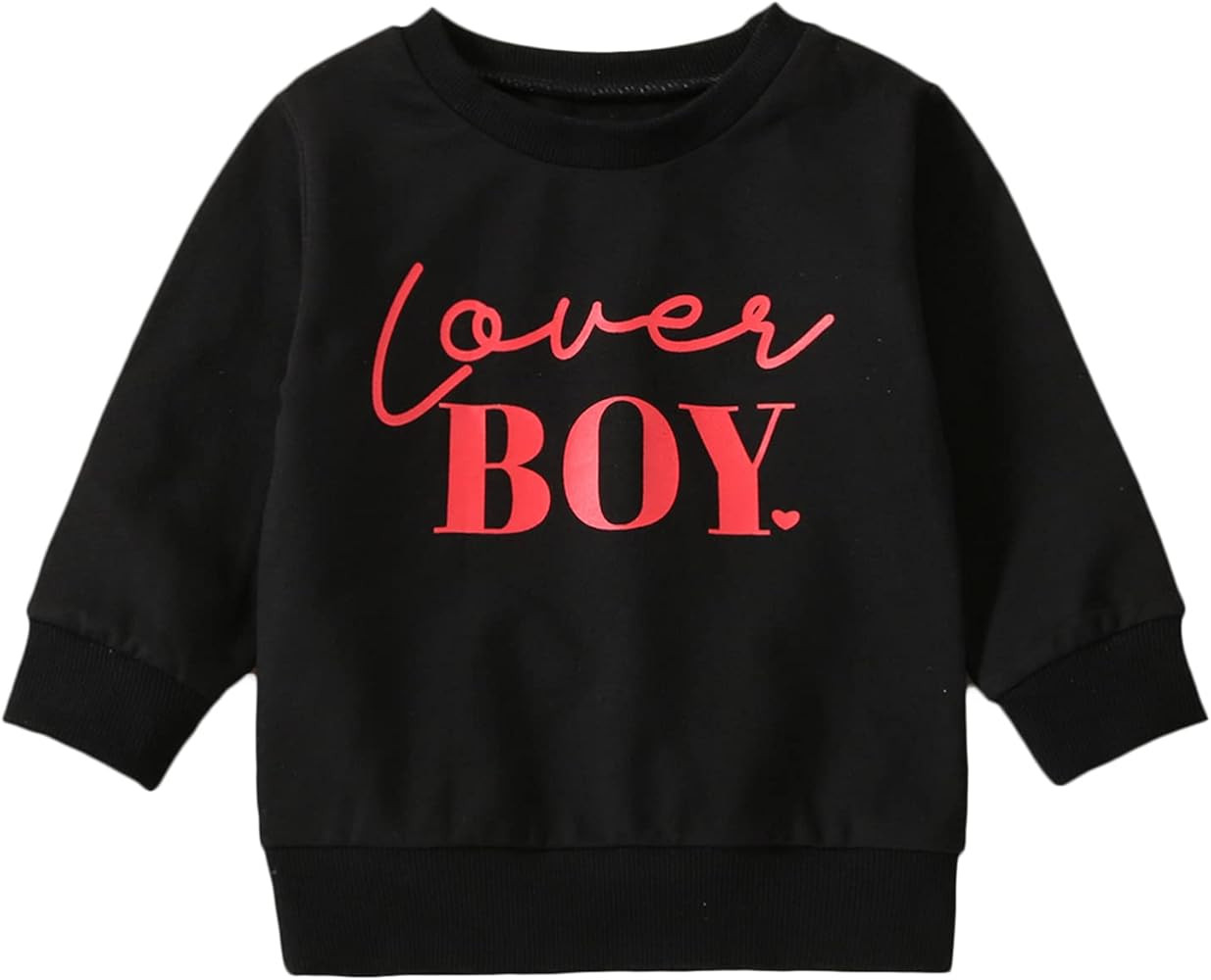 Kayotuas Toddler Baby Crewneck Sweatshirt Cute Letter Print Long Sleeve Shirts Pullover Tops Fall... | Amazon (US)