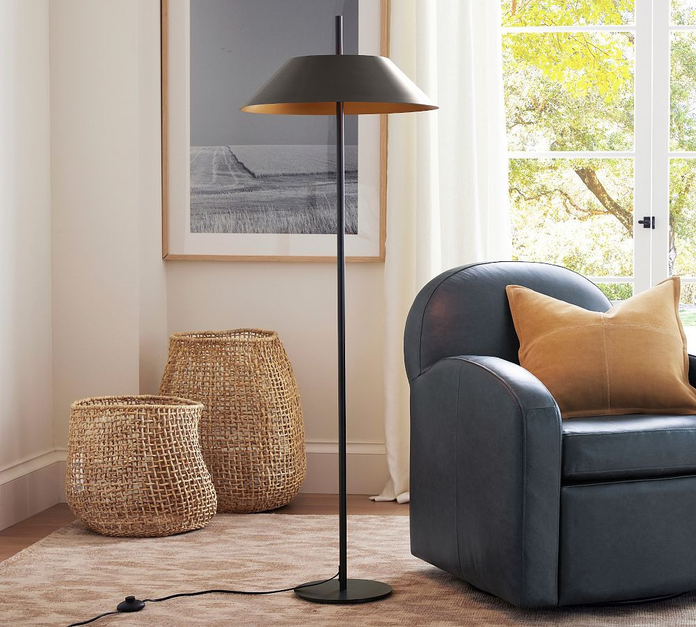 Dawson Metal Floor Lamp | Pottery Barn (US)