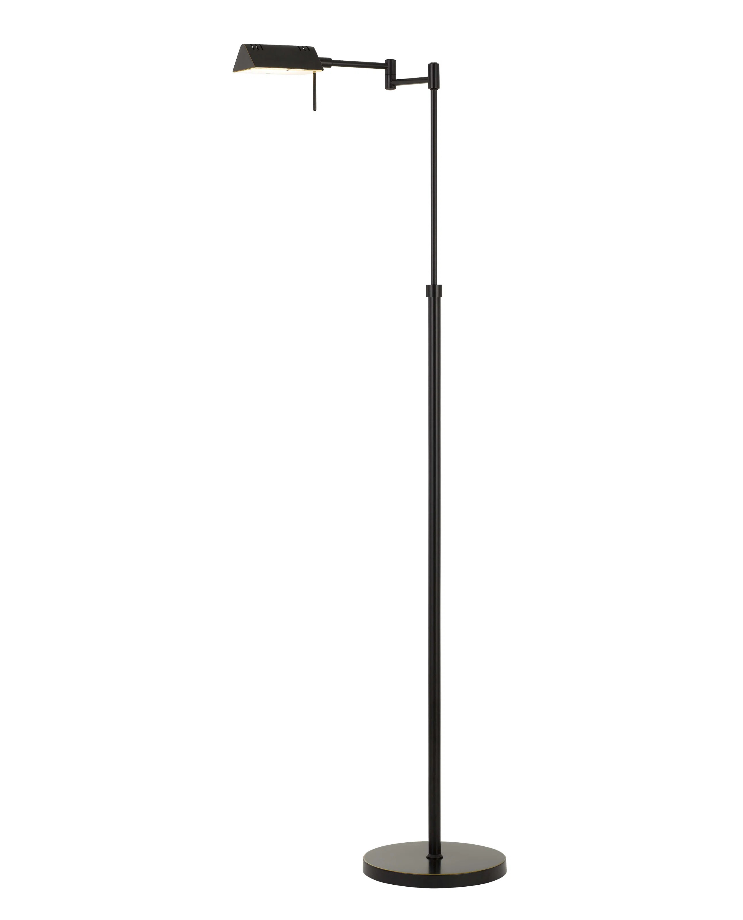 Gambino 61'' LED Swing Arm Floor Lamp | Wayfair North America