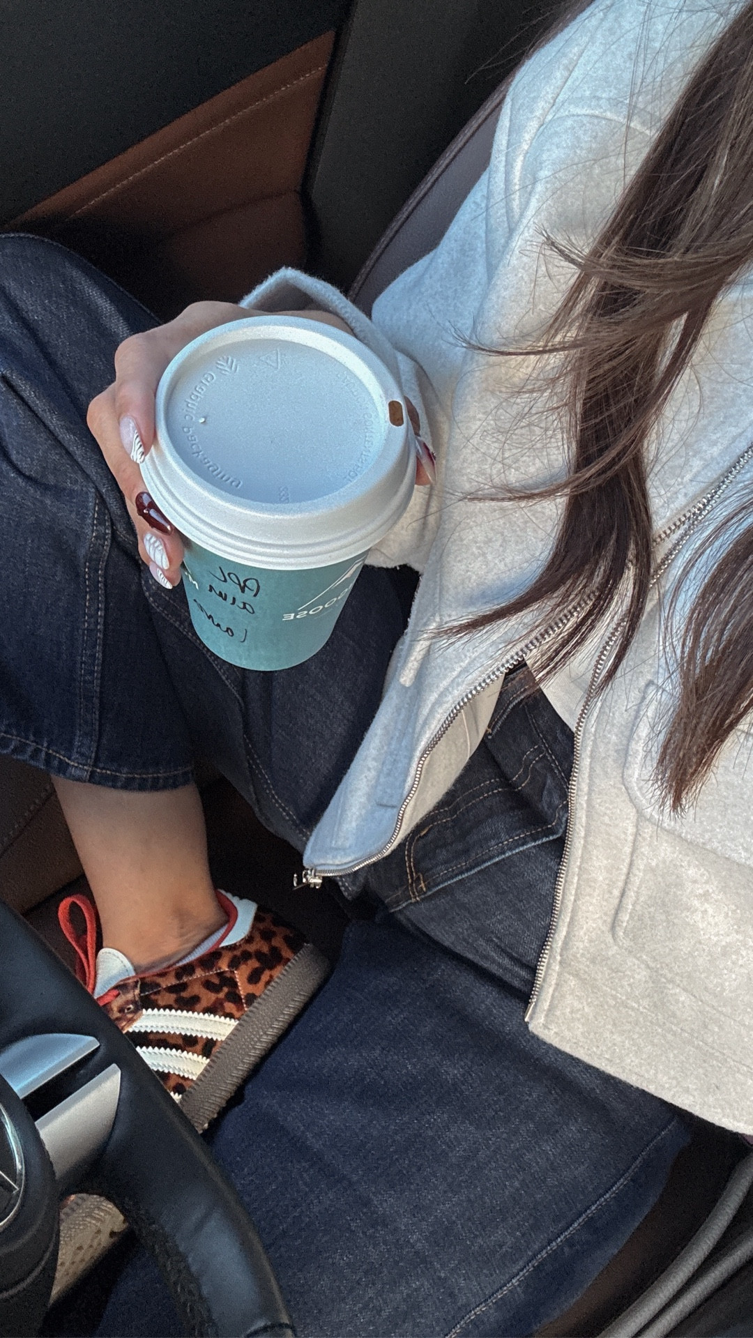 Fall outfit inspo 🍂  shoes 1/2 size down, jeans wearing size 24 petite 

Mom style 
Gap 
Gap jeans 
Samba 
Leopard sneakers 
Miu Miu sunglasses 
Casual outfit ideas 
Fall fashion 
OOTD 
Fall ootd 
Petite style 

#LTKStyleTip #LTKFindsUnder50 #LTKSeasonal