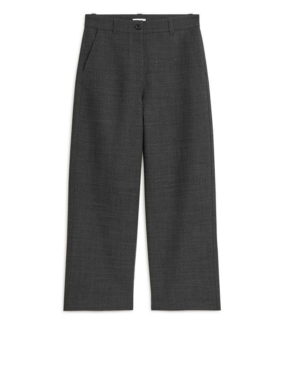 Relaxed Wool Blend Trousers | ARKET (US&UK)