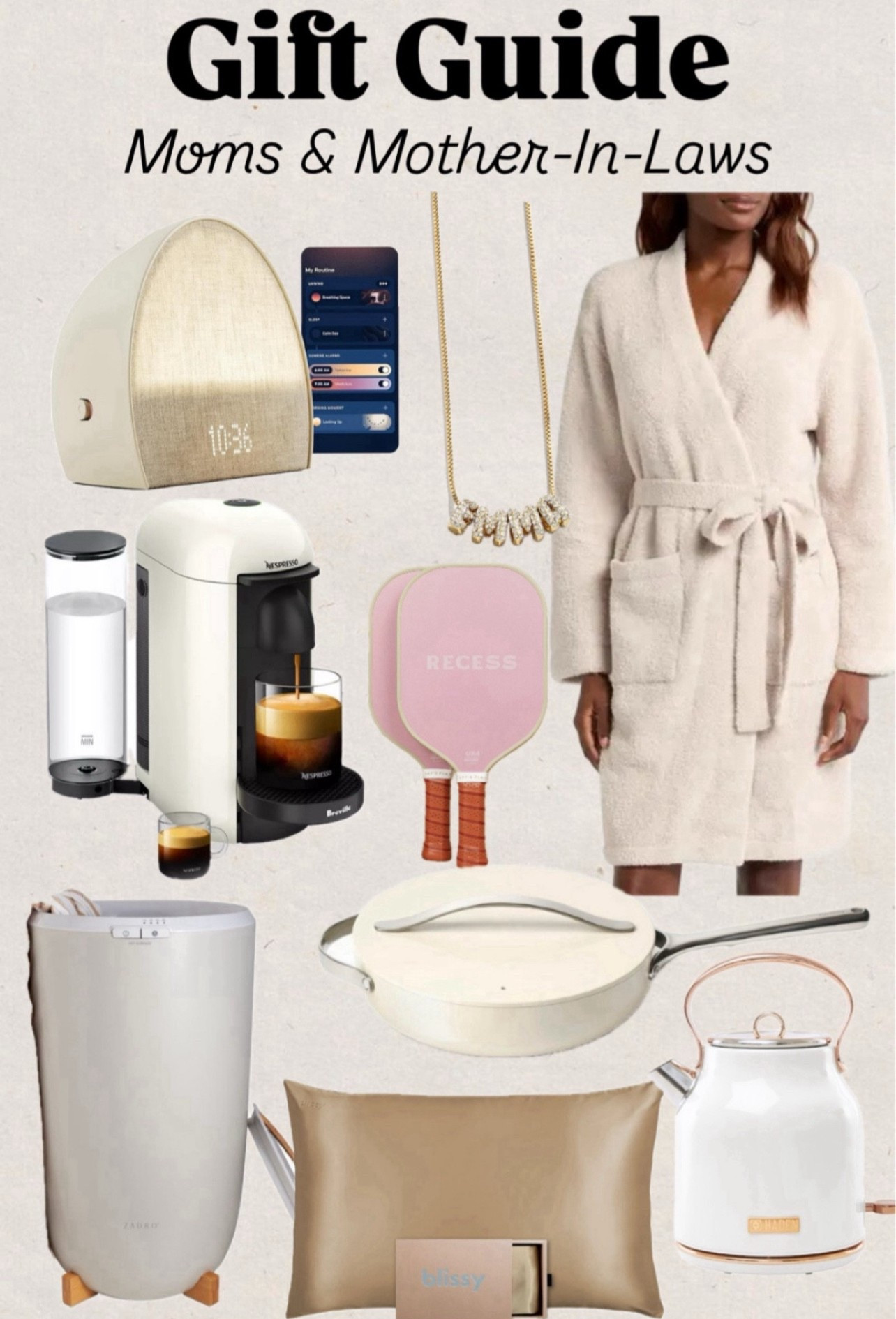 Gift guide
In-laws gifts
Barefoot dreams robe
Cookware
Nespresso machine
Towel warmer
Tea kettle
Gifts for parents
Gifts for grandparents
Matching pajamas
Doormat
Custom doormat
Charcuterie basket
Smeg tea kettle
Tea gift set
 Brooklinen towels
Fraser fir candle
Ice bucket
Champagne cooler
Dyson vacuum
Hand cream
Leather picture frame
Candle
Slippers



#LTKGiftGuide #LTKFindsUnder50 #LTKFindsUnder100