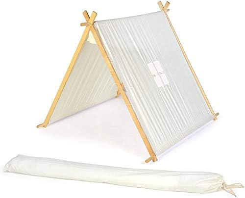 3.3' Canvas A-Frame Teepee With Carry Case - Customizable Canvas Fabric - By Trademark Innovation... | Amazon (US)