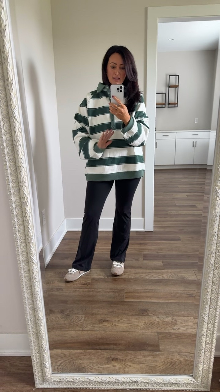 Weekly Target Tuesday finds! 🎯 Love the varsity stripes, so comfortable and so perfect for fall. Love the oversized fit! Wearing medium in both @Target

#LTKootd #LTKSeasonal #LTKdayinmylife