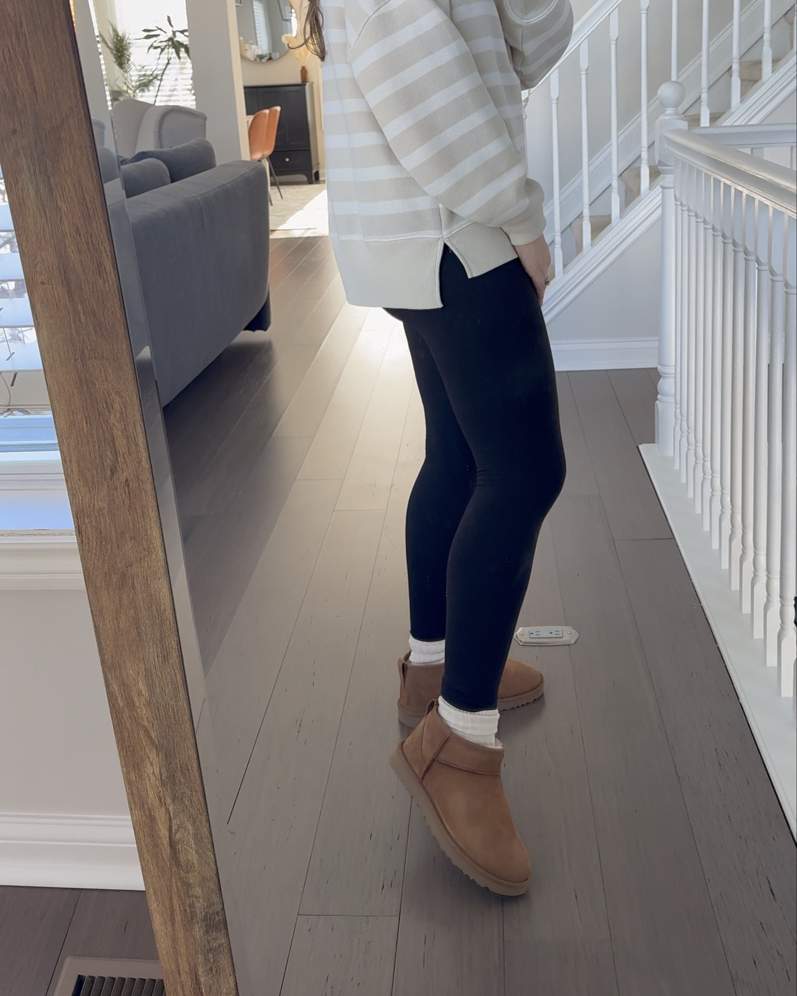 Today’s outfit is super comfortable and casual for running errands or working from home! I love that this shirt from American Eagle is legging-friendly too!


#LTKFindsUnder50 #LTKStyleTip #LTKWatchNow