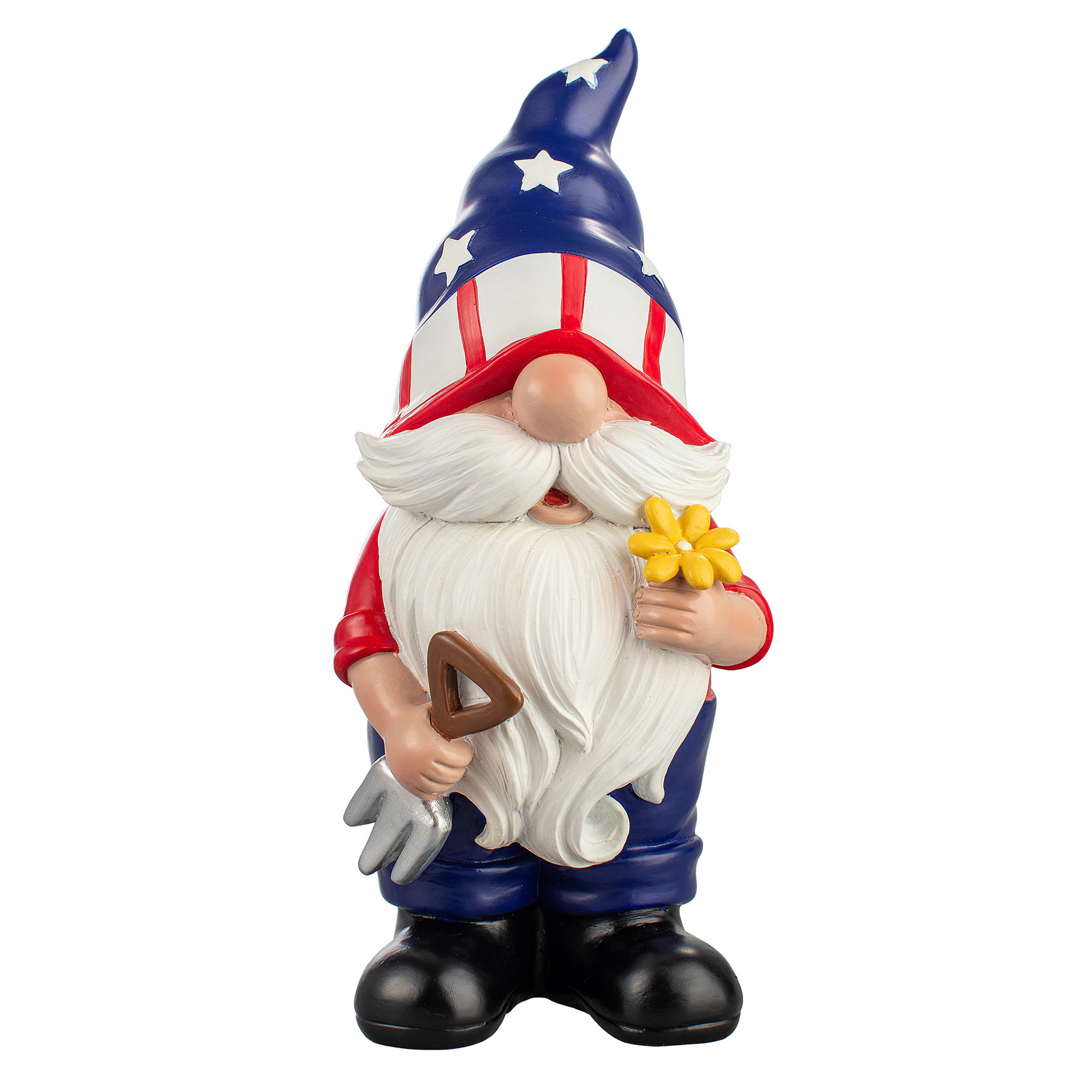 Holiday Living Indoor Free standing Gardening Gnome Sculpture 4th of July Decor one_size | IAPT-001 | Lowe's