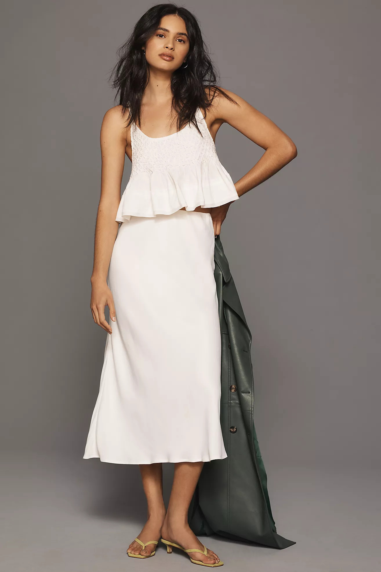 By Anthropologie Smocked Swing Tank | Anthropologie (US)