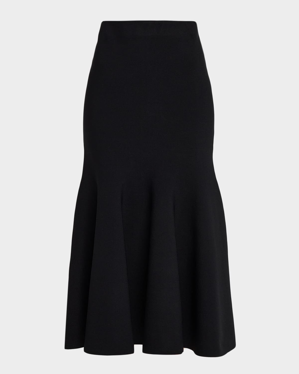 Flynn Knit Fit-&-Flare Midi Skirt | Neiman Marcus