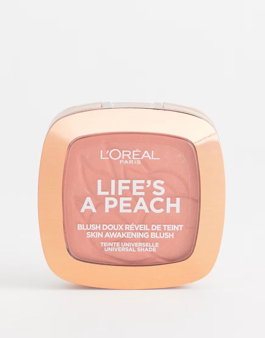 LOreal Paris Life's a Peach Blush Powder-Pink | ASOS (Global)