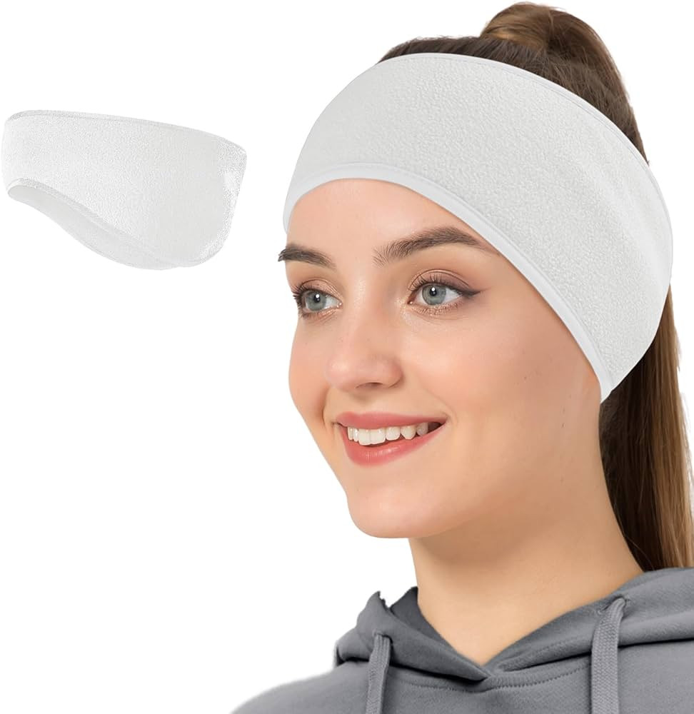 Winter Fleece Ear Warmers Muffs Headband for Men Women Kids Ski Running Cycling | Amazon (US)