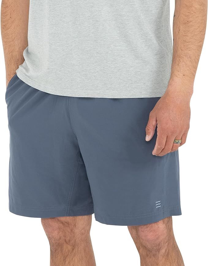 Free Fly Men's Lined Breeze Short 7" Inseam Quick Dry Moisture-Wicking Shorts with Boxer Brief Li... | Amazon (US)