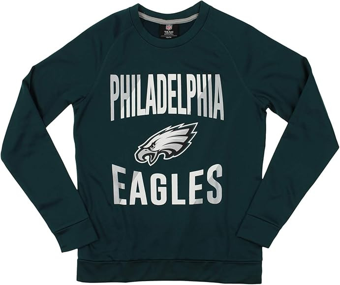 Outerstuff NFL Boys Youth (8-20) / Kids (4-7) Performance Fleece Crew Neck Long Sleeve Sweatshirt... | Amazon (US)