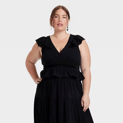 Women's Flutter Sleeve Blouse - Universal Thread™ | Target