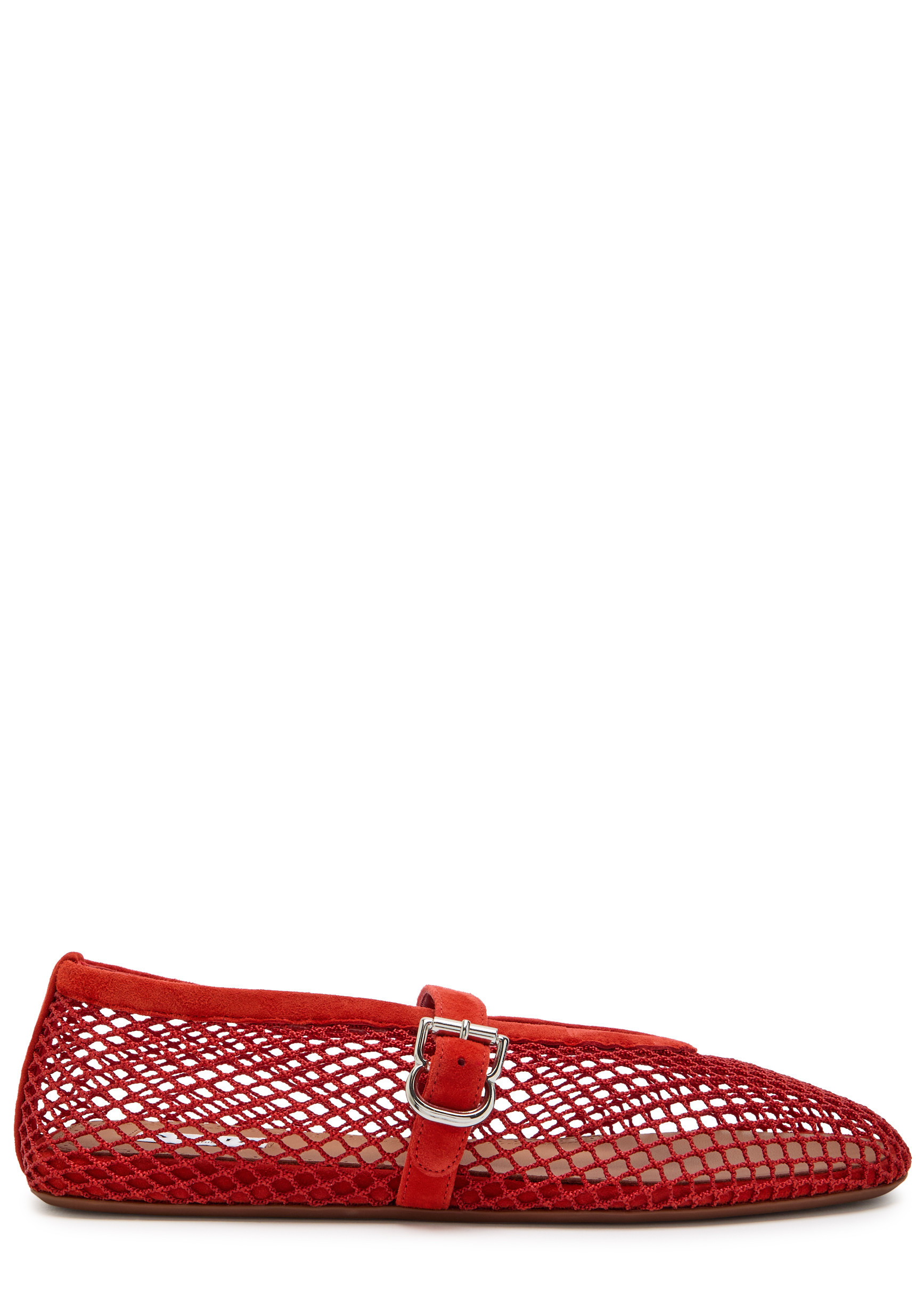 Mesh and suede ballet flats | Harvey Nichols