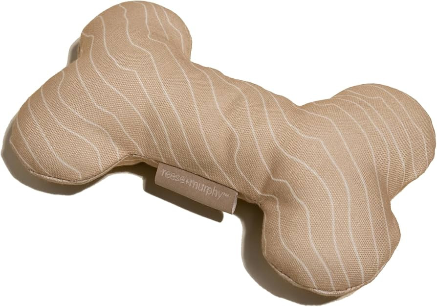 Reese+Murphy Brown Stripe Plush Dog Toy - Dog Toys for Medium & Large Dogs - Squeaky Dog Puppy To... | Amazon (US)