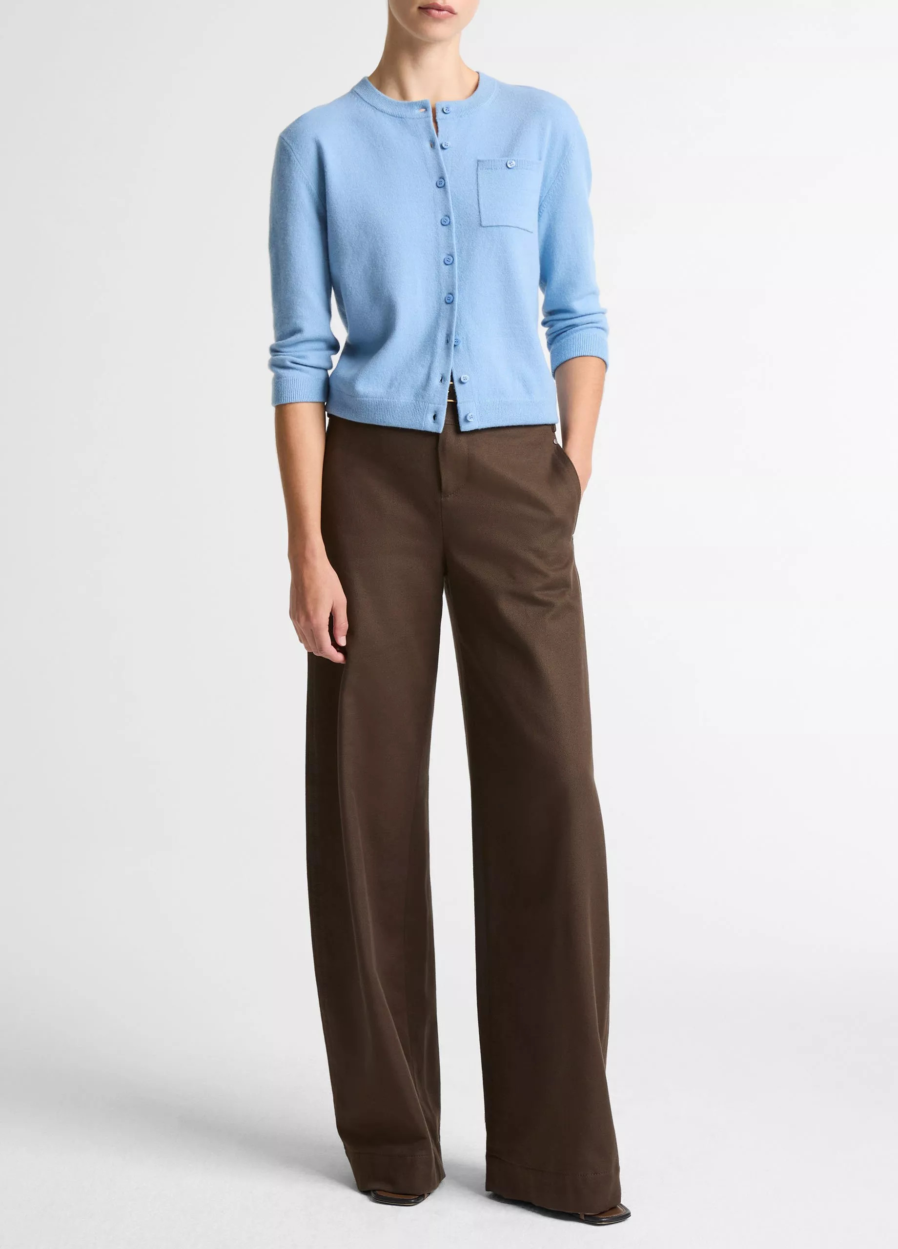 Wool & Cashmere-Blend Pocket Cardigan | Vince LLC