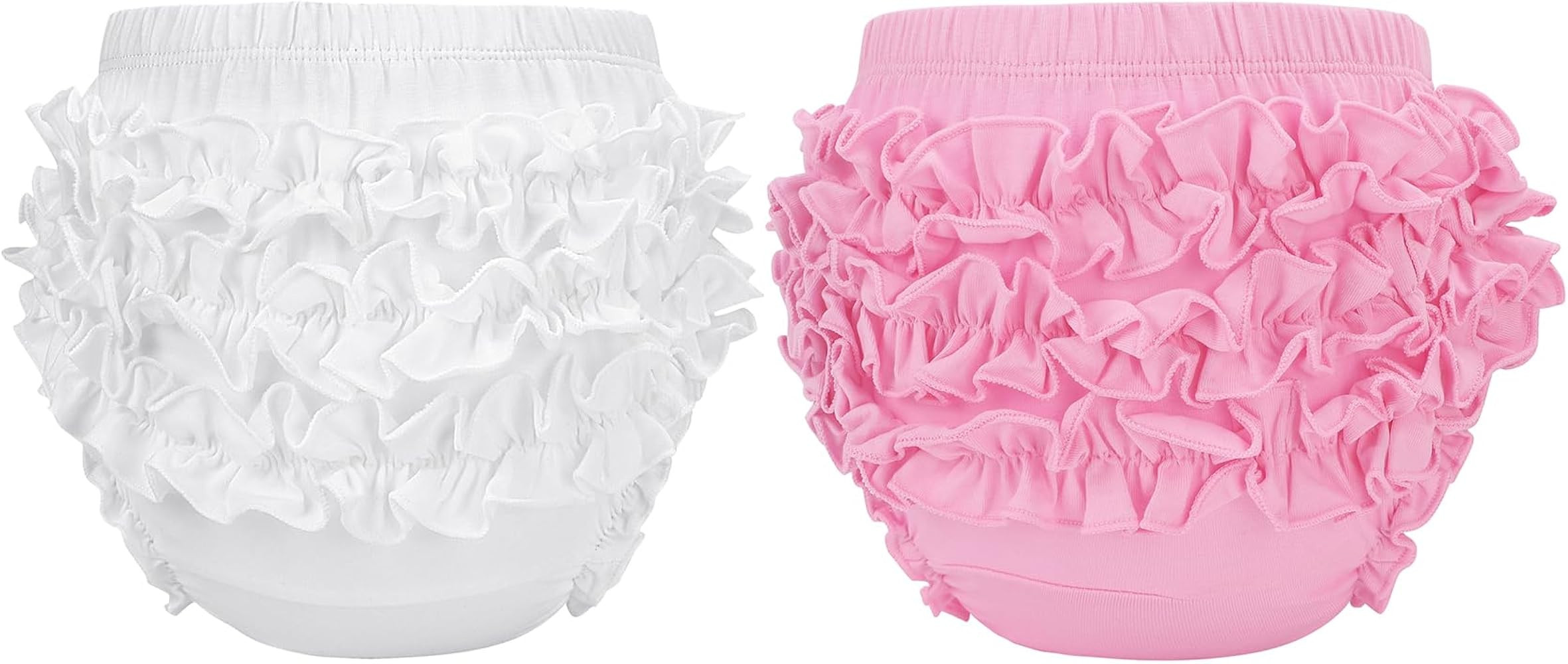 Durio Baby Bloomers - Ruffle Diaper Covers for Girls, Cotton Infant Under Dress Shorts, Cute Unde... | Amazon (US)