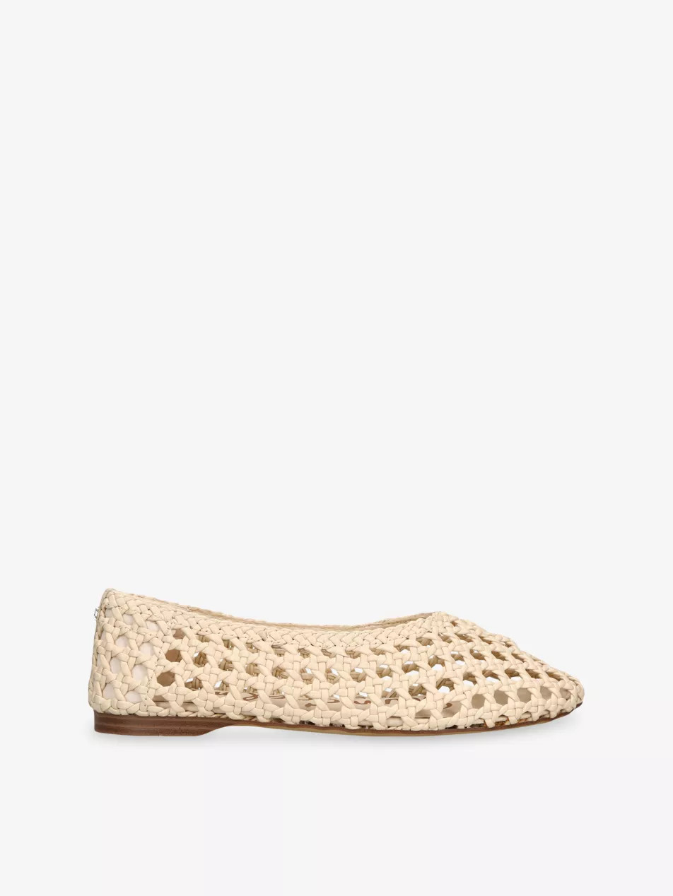 Shira Leather Ballet Flats | Selfridges