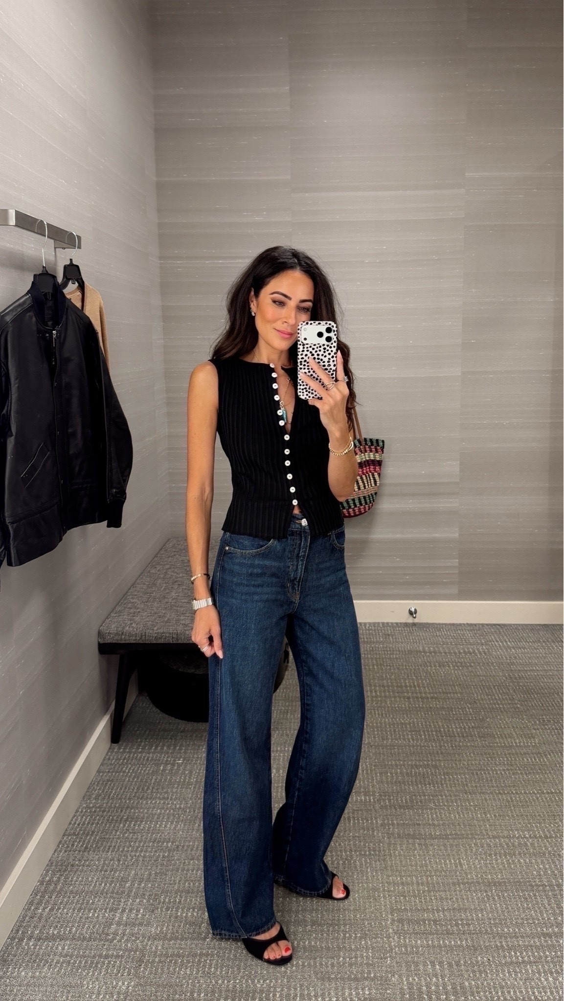 Love these! High rise, also crazy flattering and super clean wash! I sized down, runs big 24
Top XS
Top comes in black or white at a great price!




Style, Nordstrom

#LTKSeasonal #LTKOver40