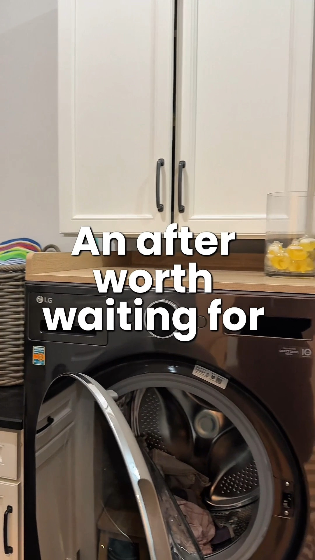 Doing laundry doesn’t become more fun but being in a lovely laundry room makes it less of a chore when your surroundings are beautiful and organized. Here’s everything we used to make our laundry room more functional and beautiful. Paint color on accent wall is iron ore Sherwin Williams:) all products linked. 


.
.
.
Laundry room before and after | pretty laundry room | beautiful laundry rooms | laundry room inspiration | inspo for laundry room renovation | laundry storage products Amazon | laundry rooms 2026

#LTKmomlife #LTKHome