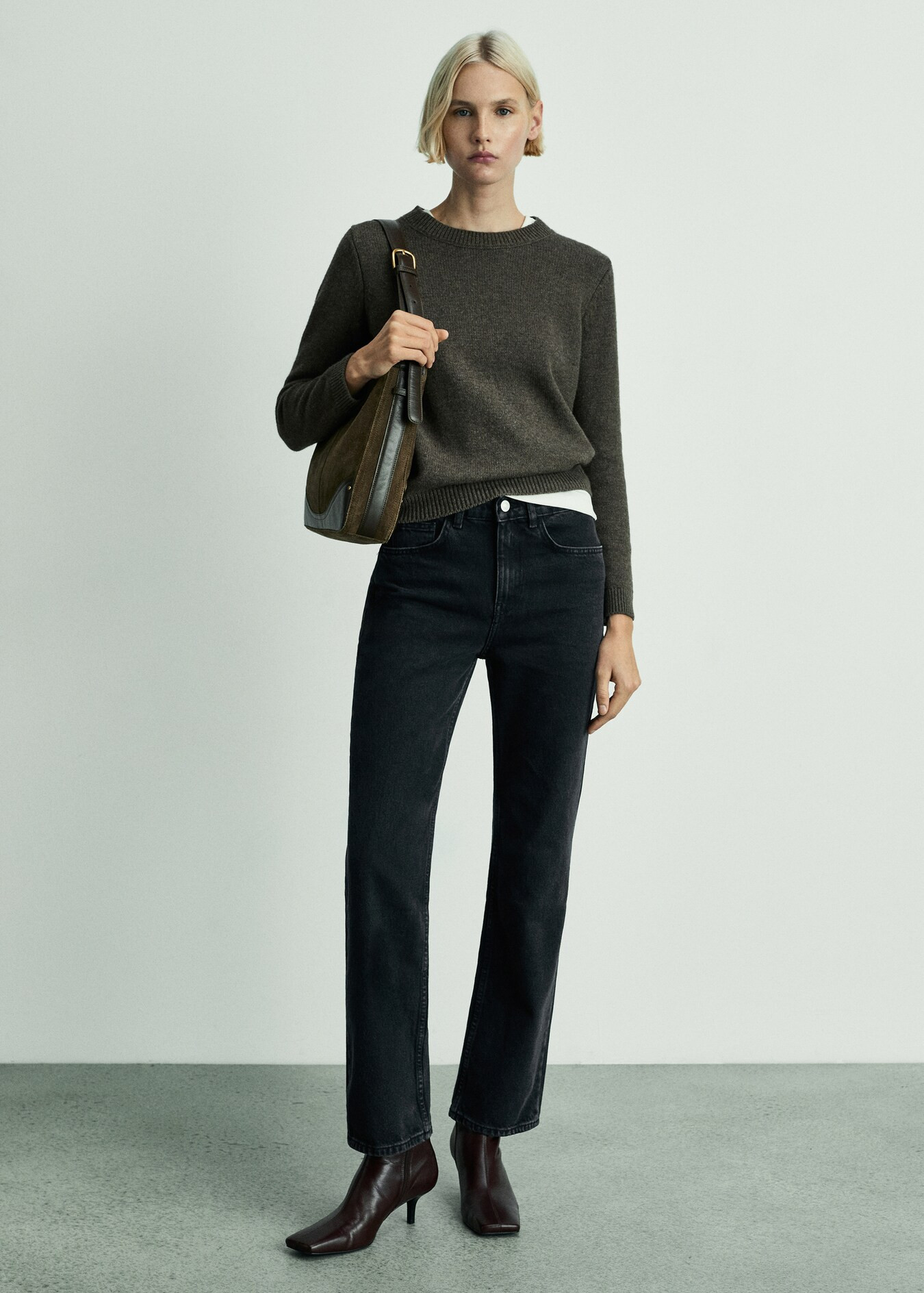 Matilda medium-rise straight-fit jeans | MANGO (US)