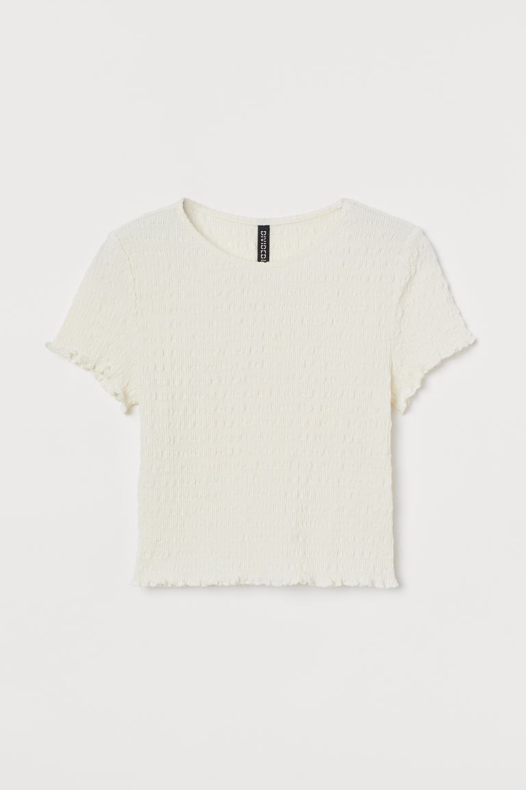Ribbed Jersey Top | H&M (US)