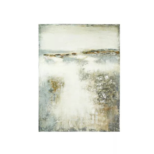 47.25" Hand Painted Abstract Framed Wall Canvas Art - 3R Studios | Target
