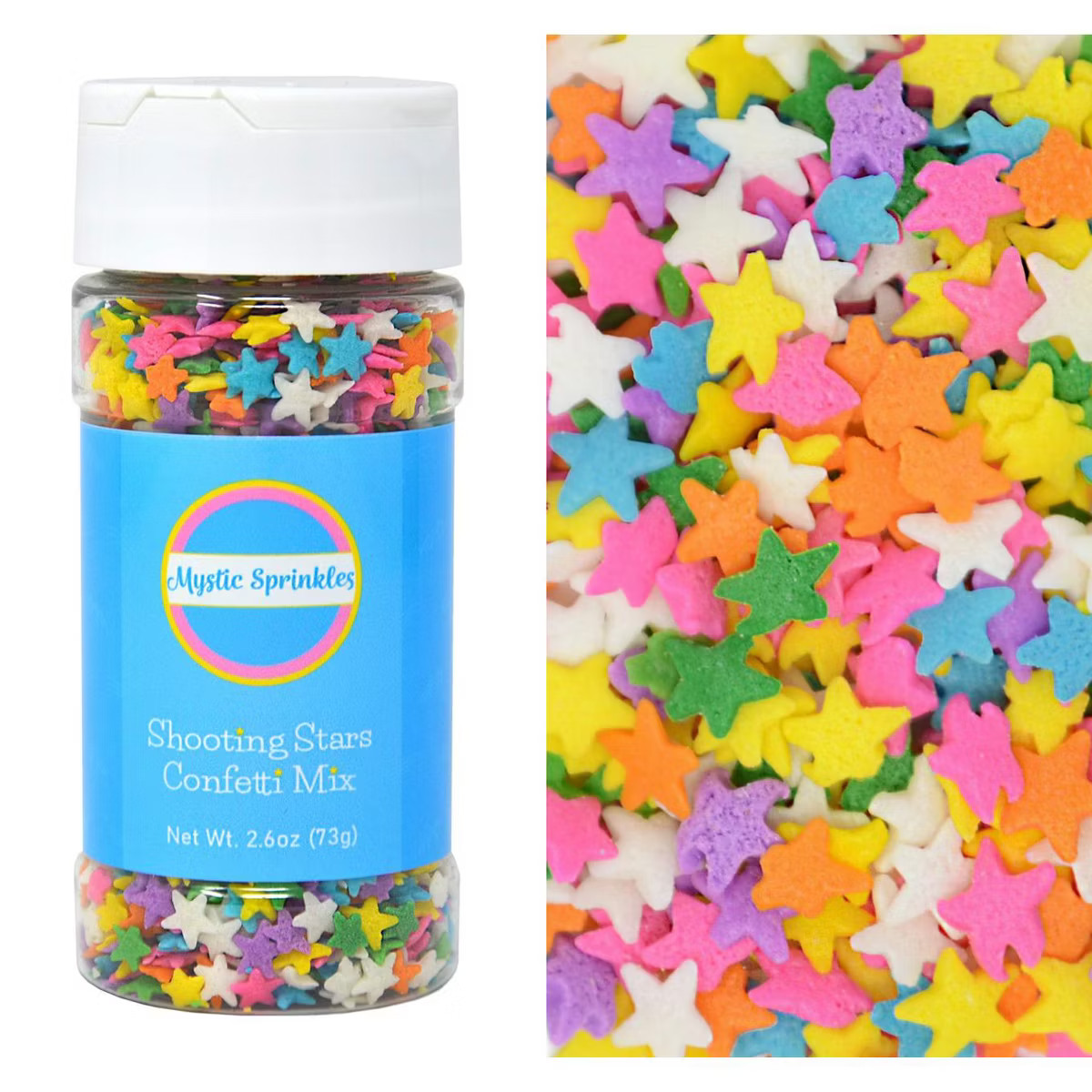 Mystic Sprinkles Shooting Stars Confetti Mix 2.6oz Bottle | Target