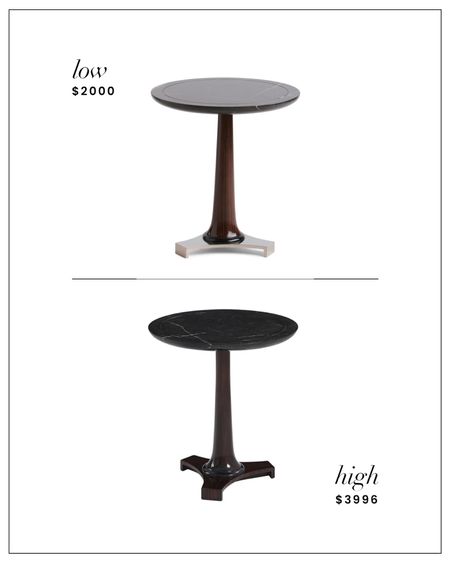 High / Low : Ralph Lauren Home Marble Side Table

#LTKstyletip #LTKhome #LTKsalealert