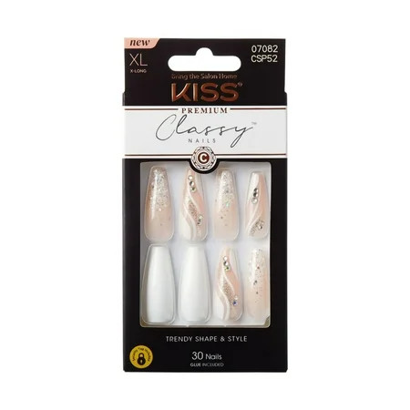 Kiss Classy Premium Trendy Shape Style Nails, XL [CSP52] | Walmart (US)
