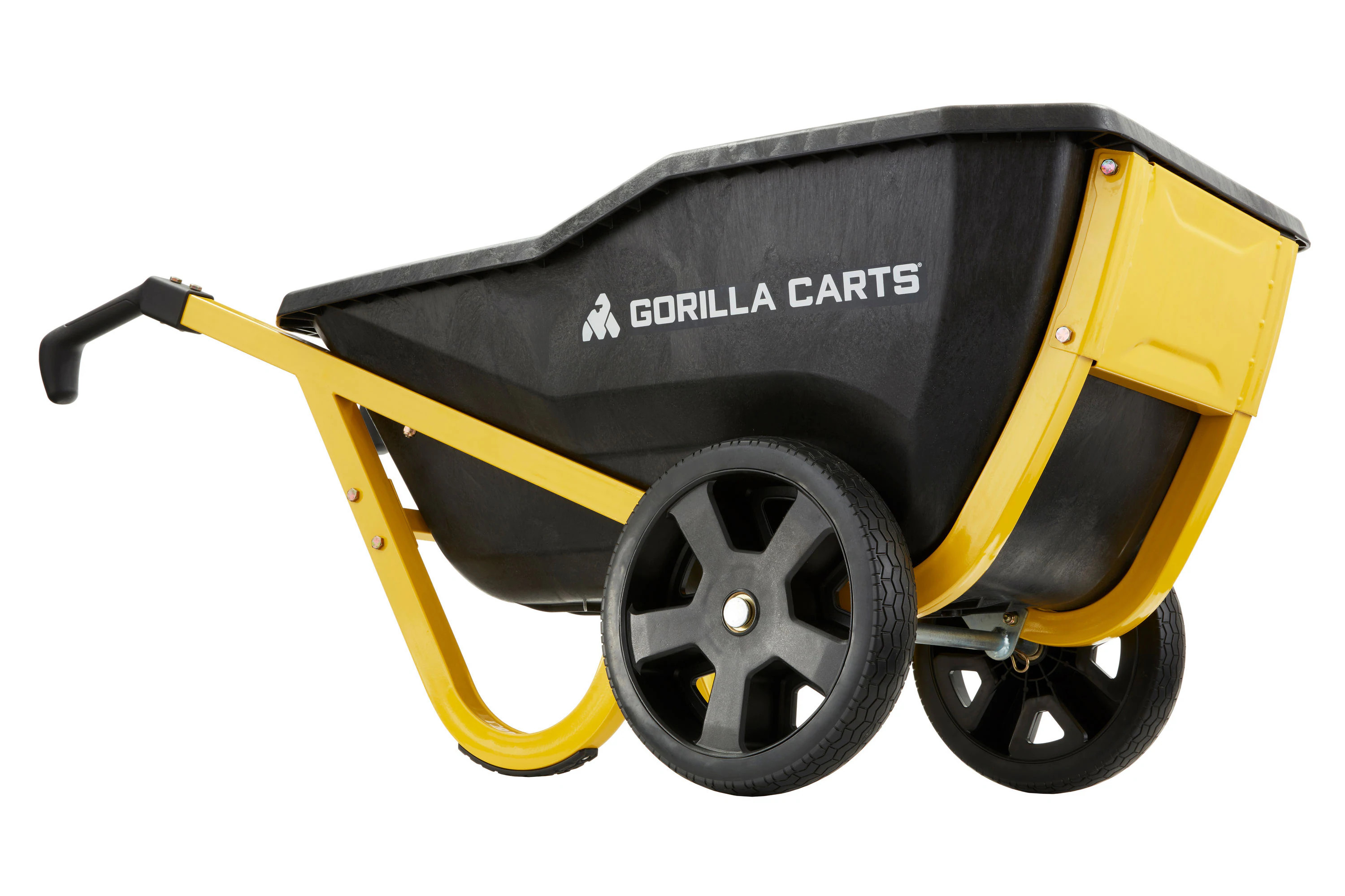 Gorilla Carts Gorilla Carts 7-cu ft Poly Yard Cart | GCR-7S | Lowe's