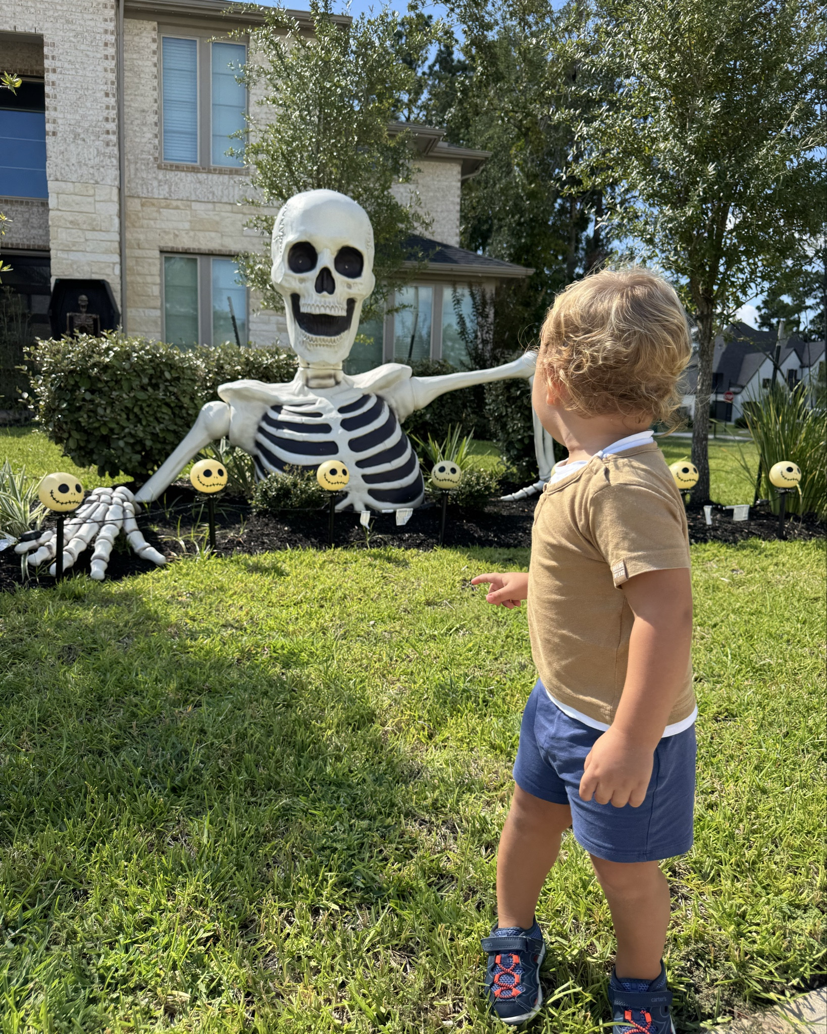 Our #Halloween friend is back! We missed him 😅 #skeleton #spooky #scary #decorations   

#LTKHome #LTKSeasonal #LTKHalloween