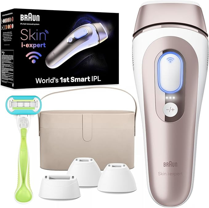 Braun Smart IPL, Skin i·Expert Pro 7, VOGUE's Best Hair Removal Device, IPL Hair Removal for Wom... | Amazon (US)
