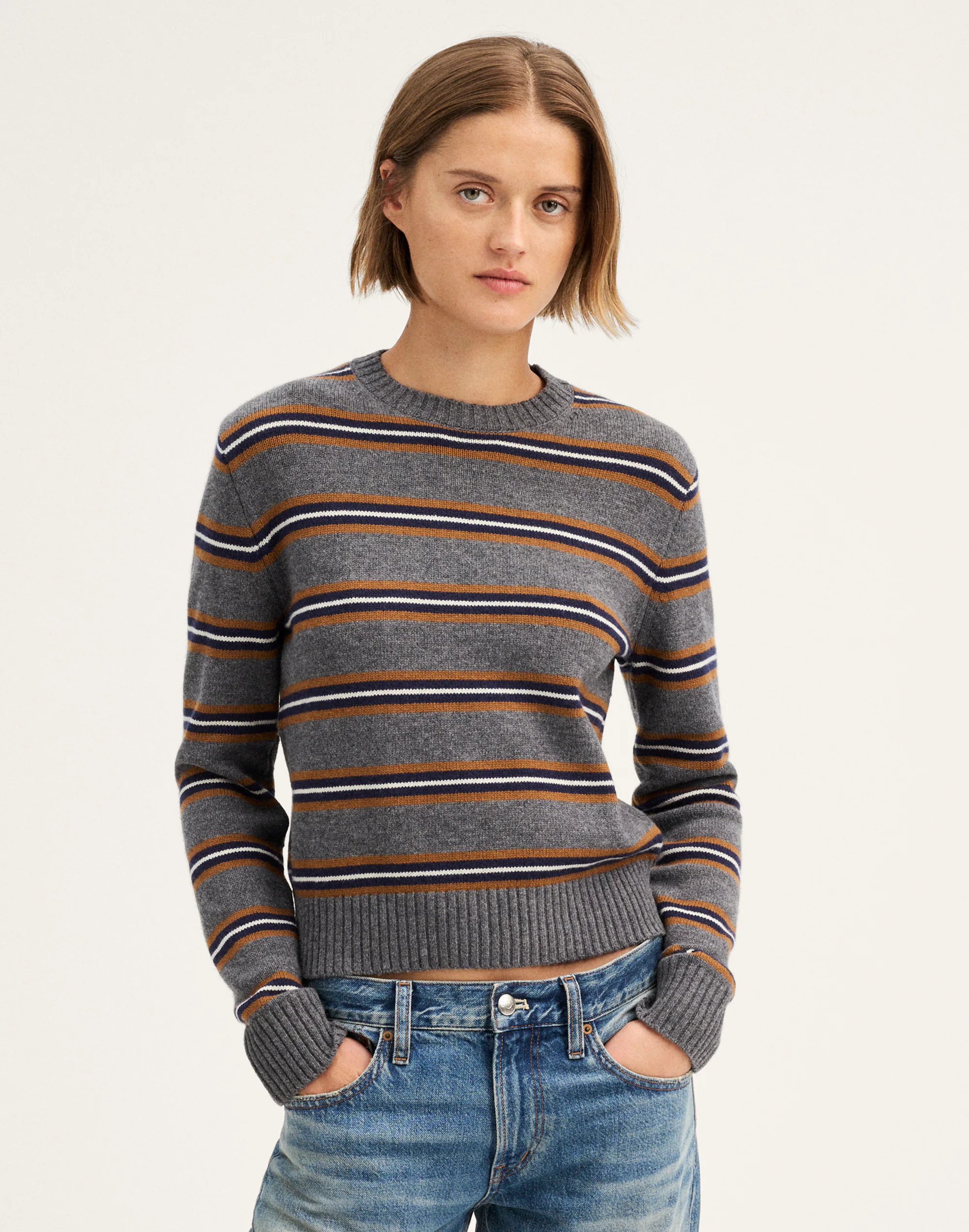 The Mila Crewneck in 100% SoftWool | Madewell